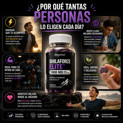 ShilaForce Elite™ – Energía Natural • Enfoque Diario • Vitalidad Superior