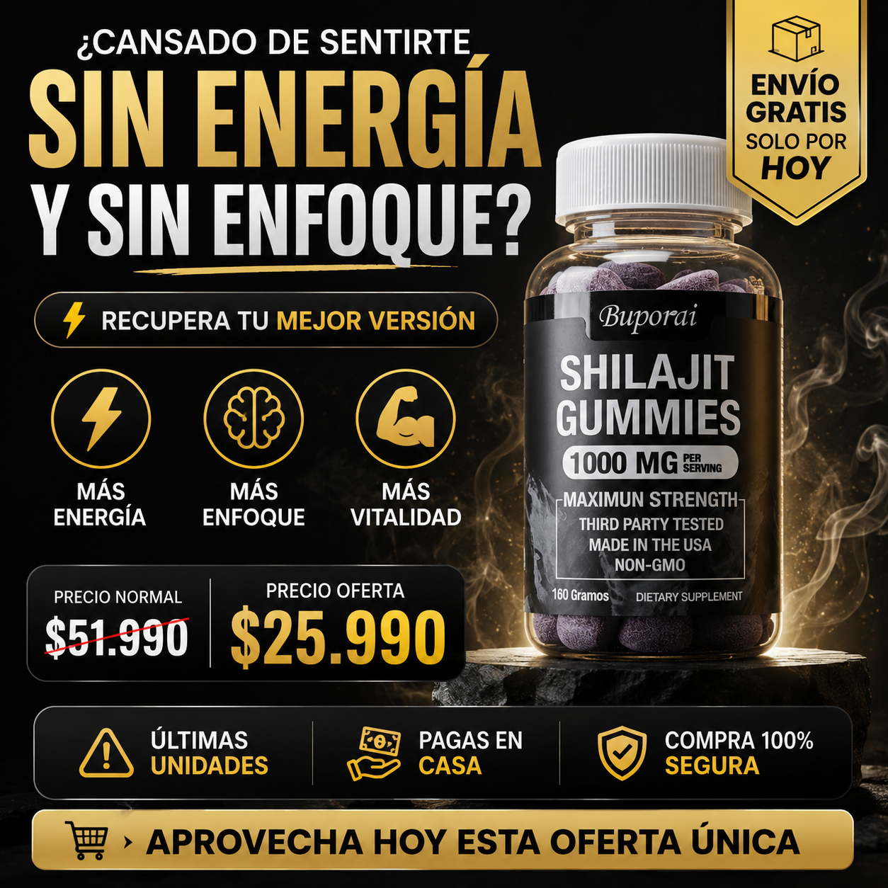 ShilaForce Elite™ – Energía Natural • Enfoque Diario • Vitalidad Superior